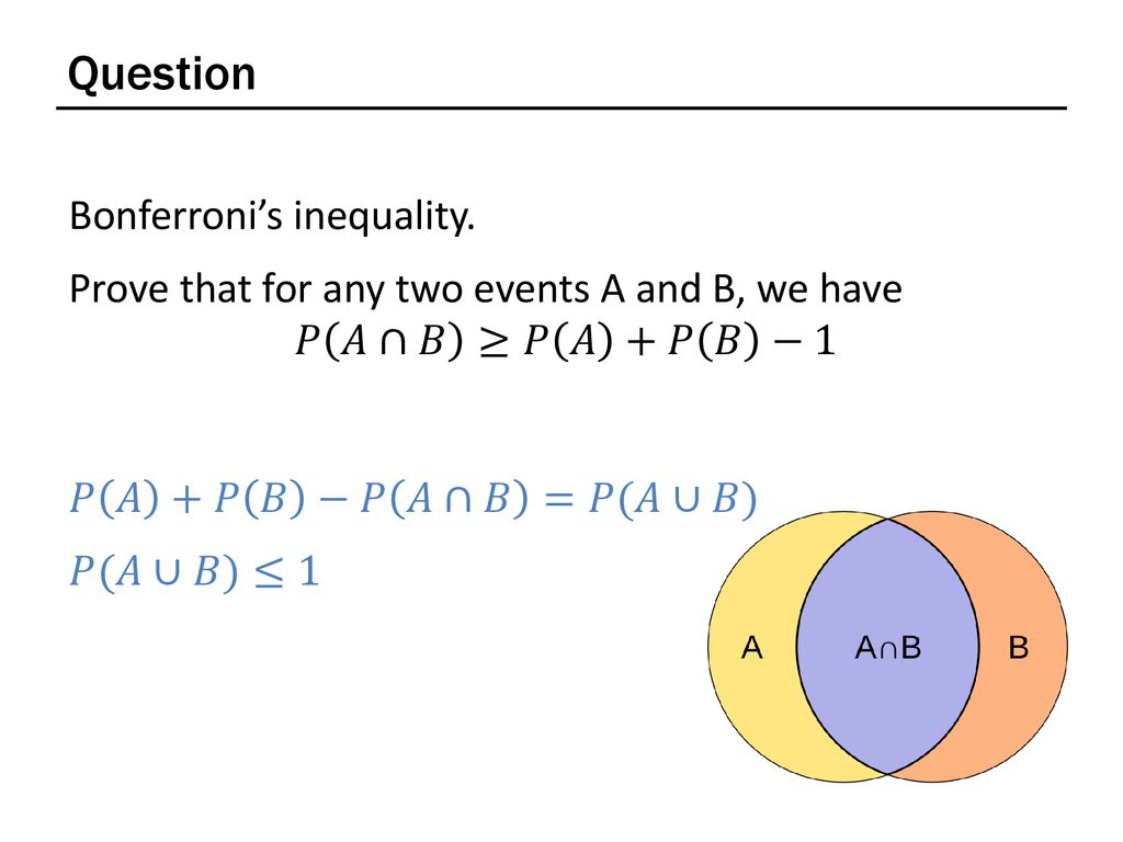 Tutorial 2 Sample Space and Probability 2 ppt download